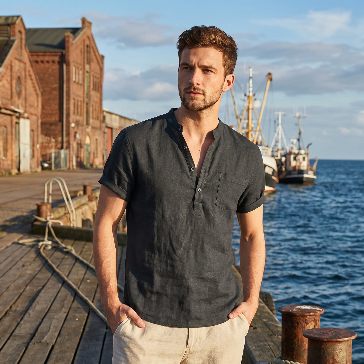 Zack - Casual Short Sleeve Shirt