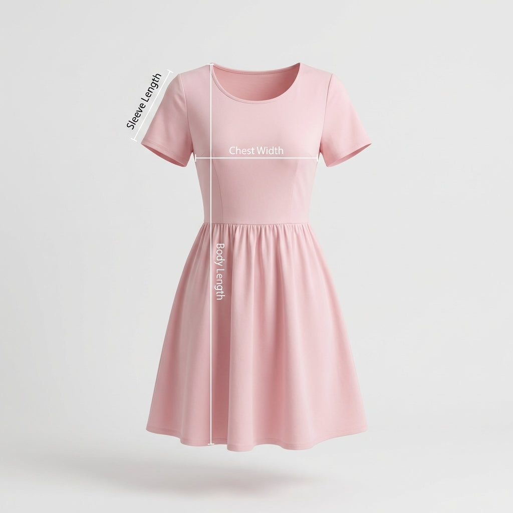 Pink Cotton Dress