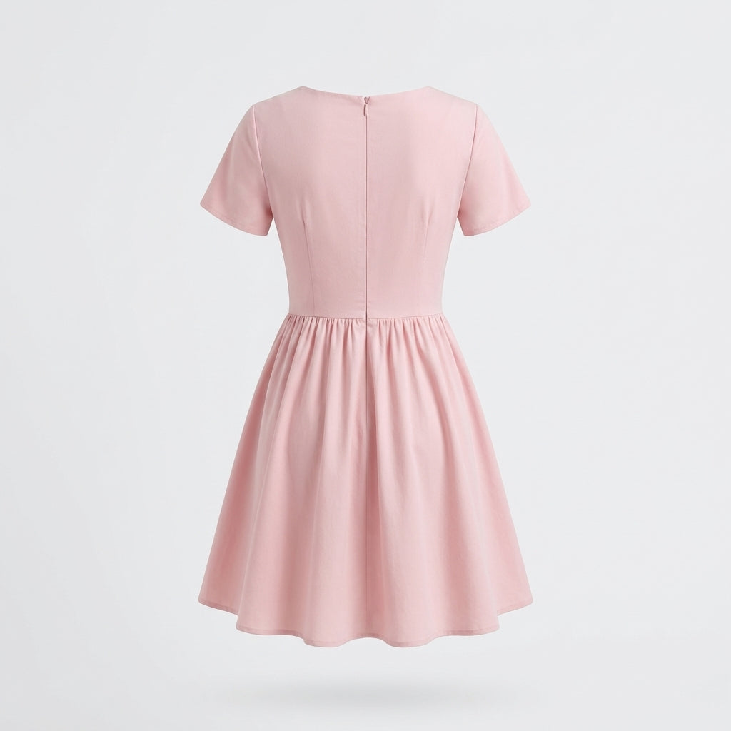 Pink Cotton Dress