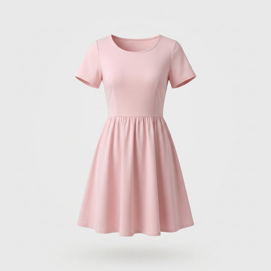 Pink Cotton Dress