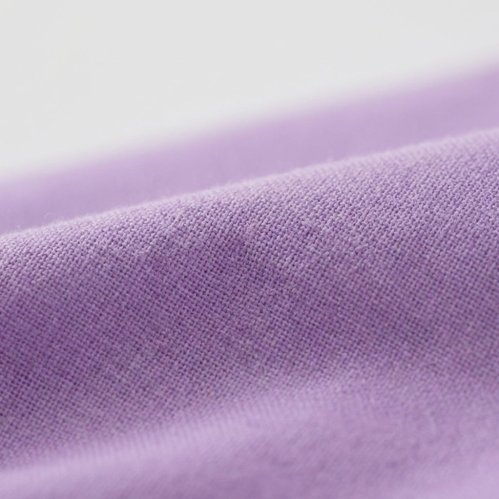 Purple Cotton Dress Detail