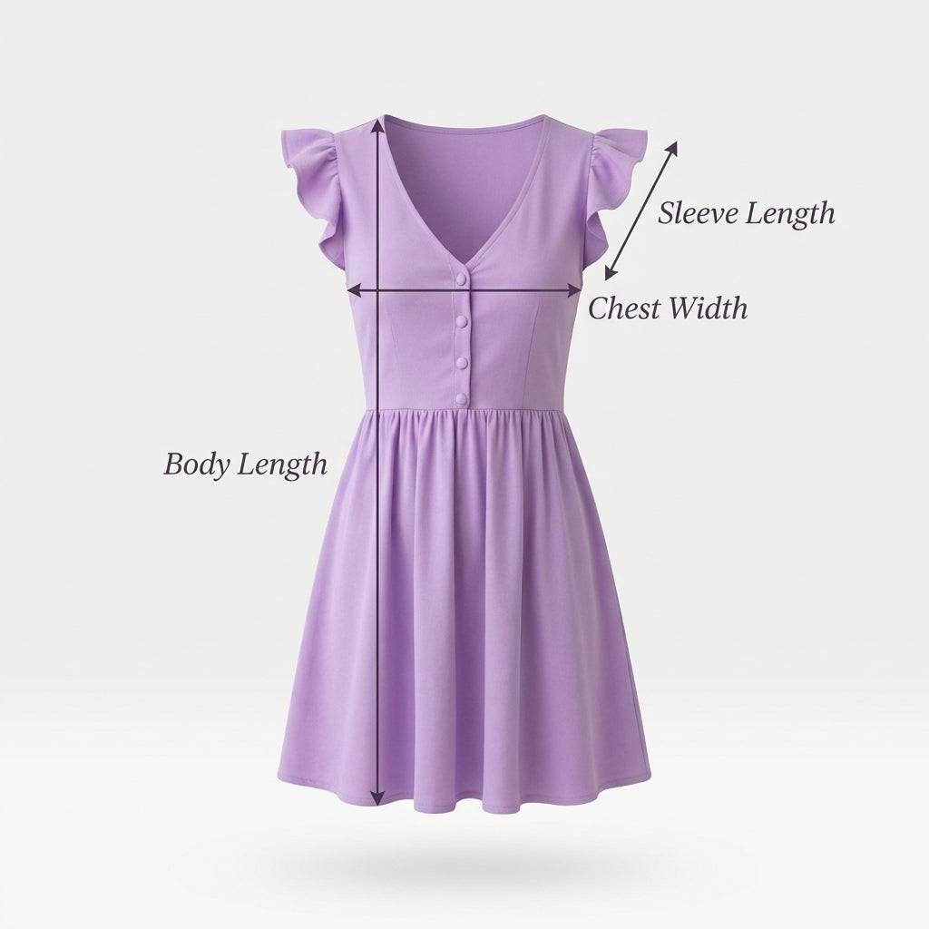 Purple Cotton Dress