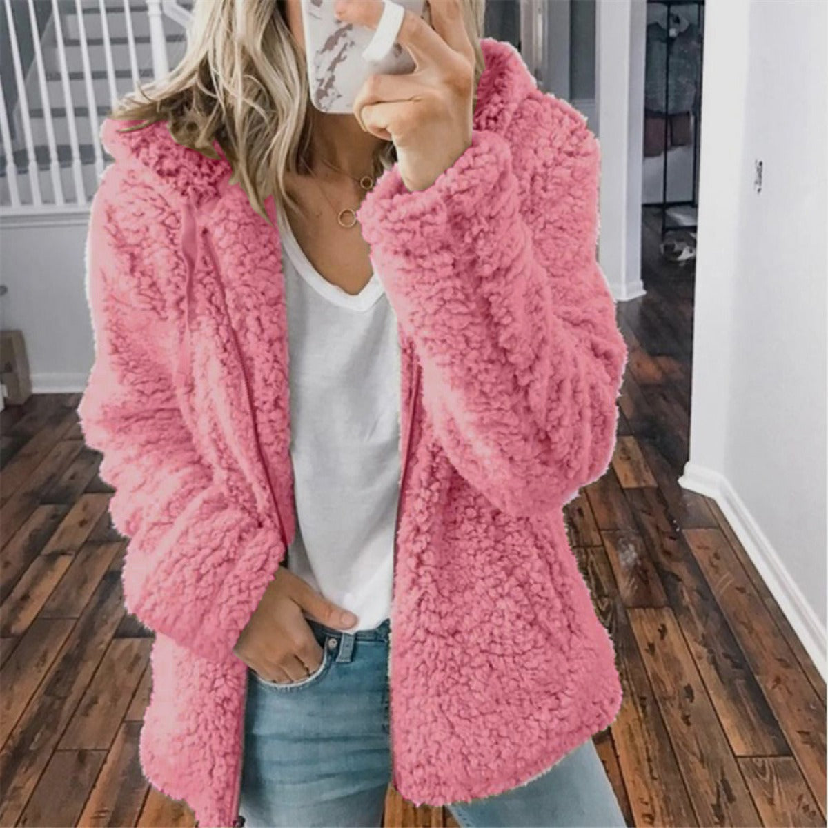 Celandine - Trendy Jacket with Hood