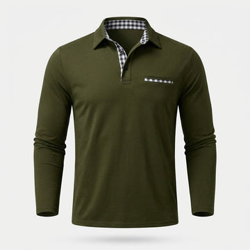Rupert - Men's casual long-sleeve polo shirt