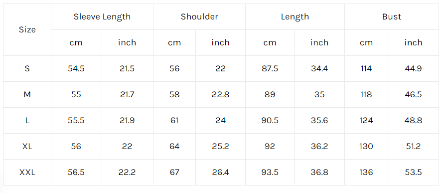 Size guide