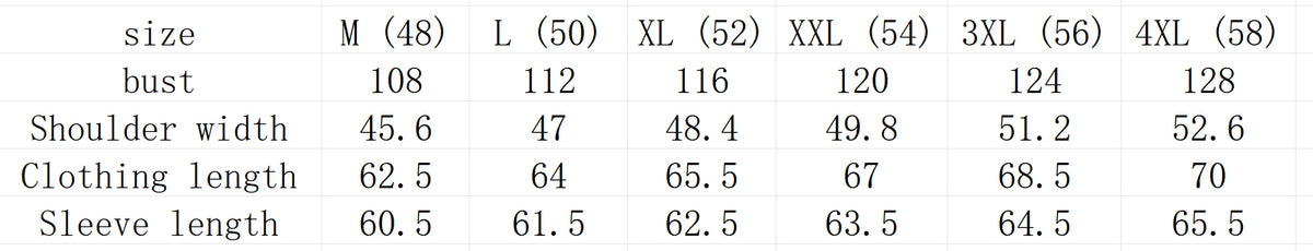 Size guide