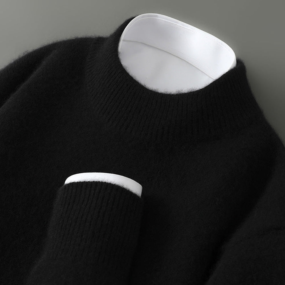 Wayne - Retro thick pullover for men
