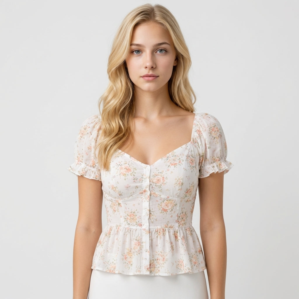 White Cotton Blouse