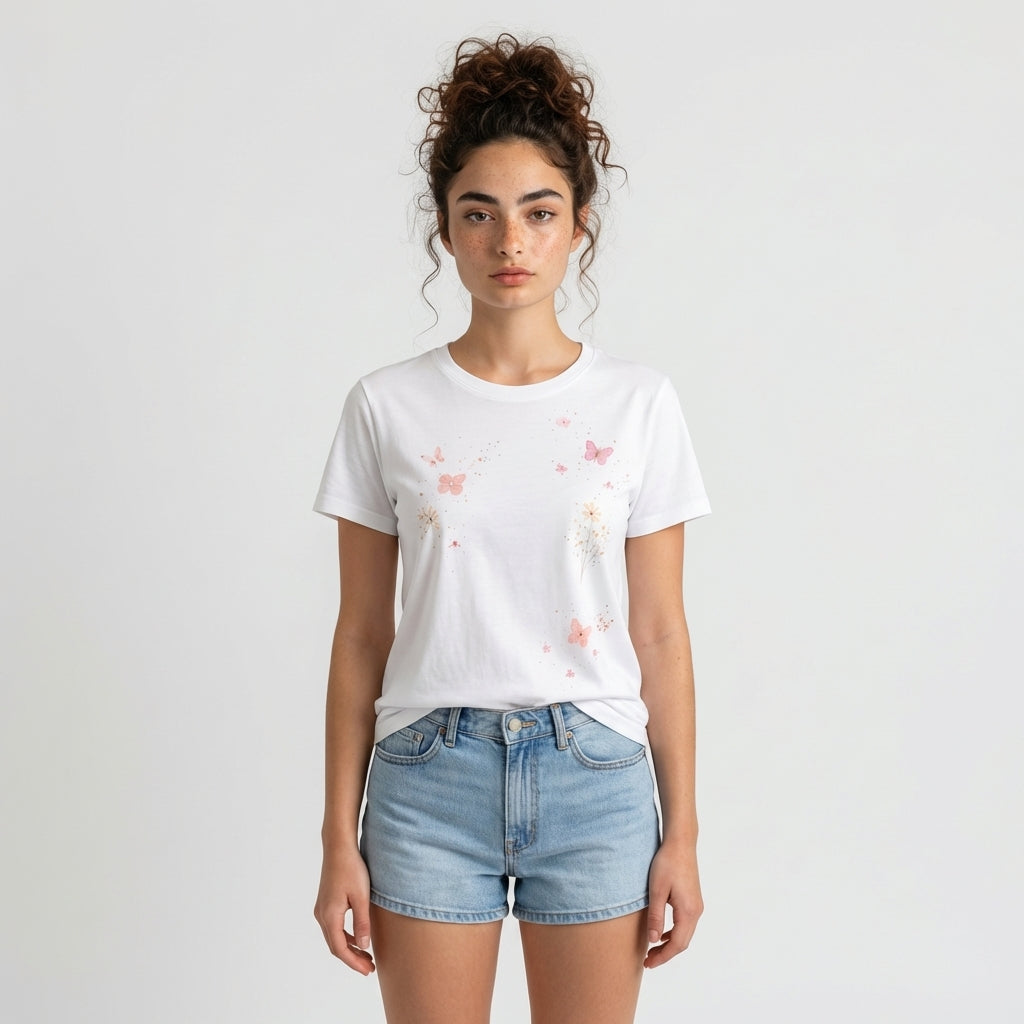 White Cotton T-Shirt